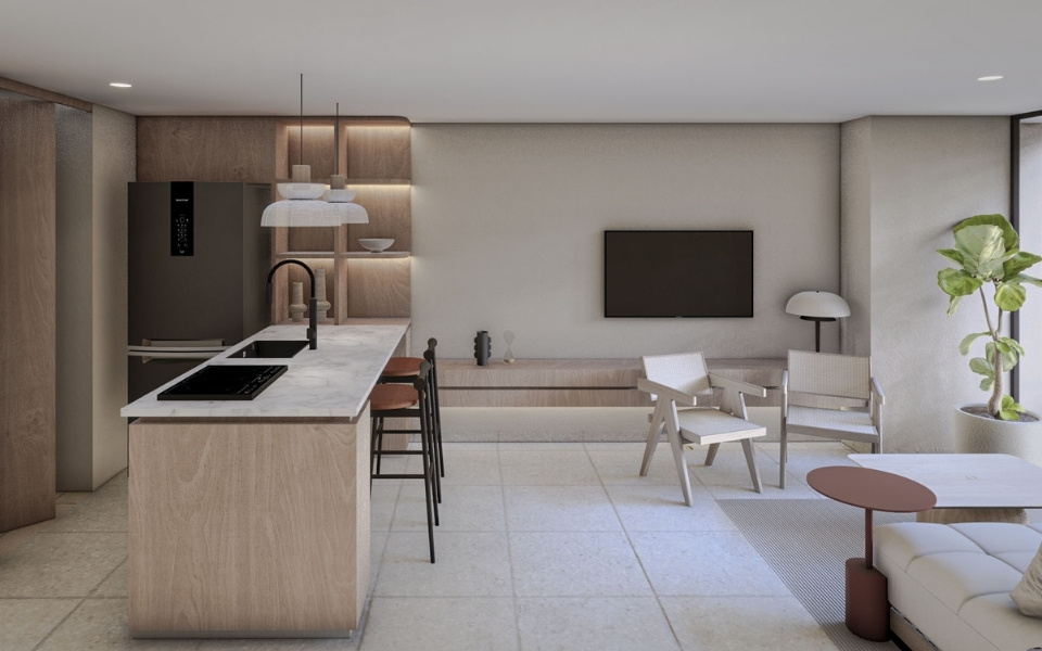 Proyecto FOKUS ULTRA Apartamentos ambiente - GIRA Constructora